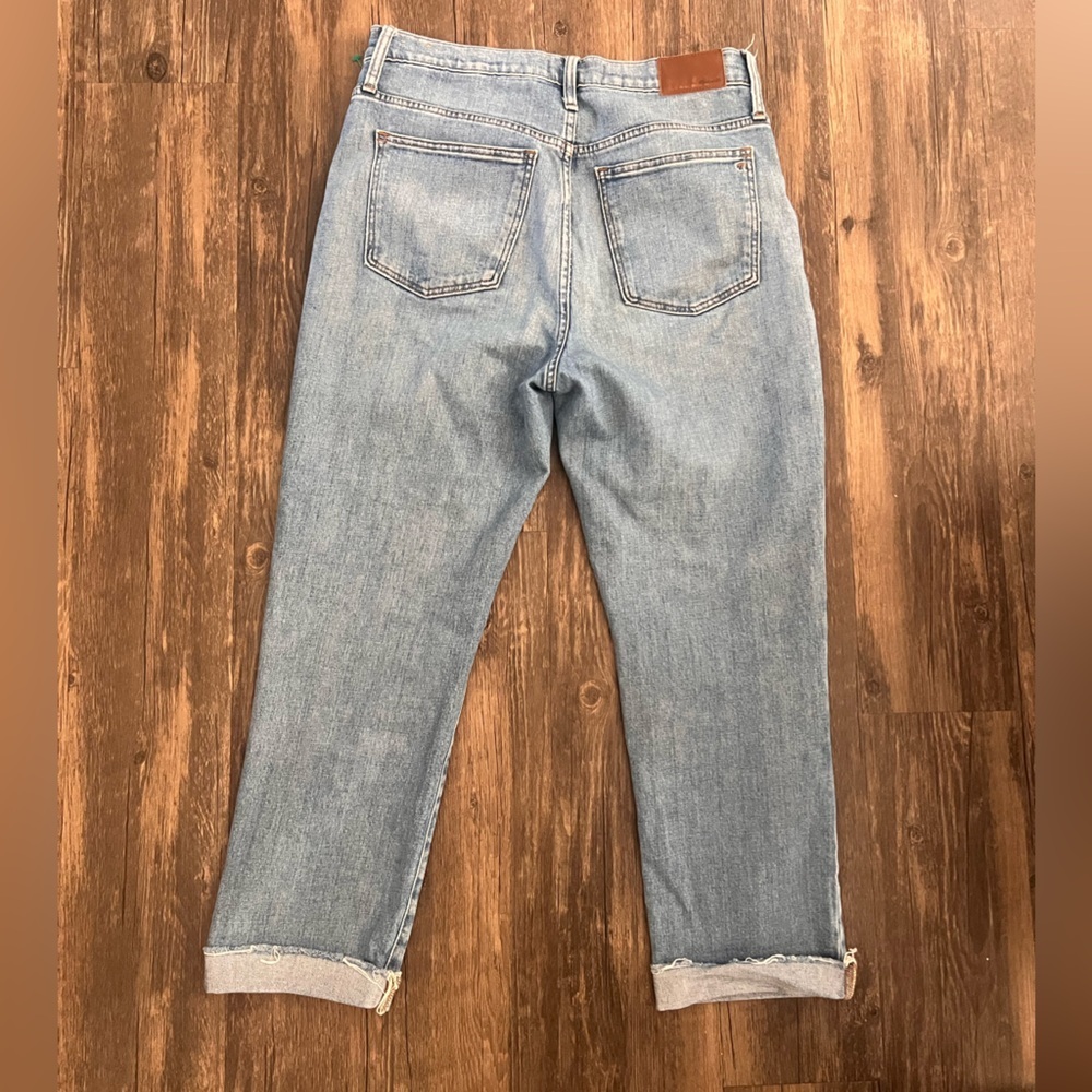 Madewell High-Rise Slim Crop Boyjean | Distressed | Size 27 - Picture 2 of 8